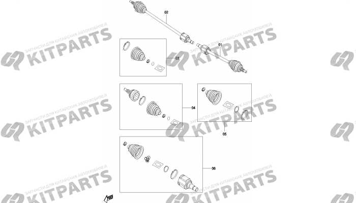 Приводные валы FAW Besturn X40