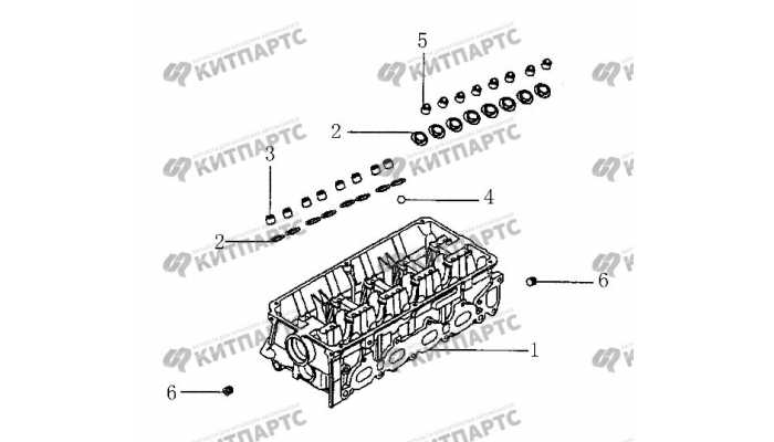 Колпачки маслосъемные BYD F3 (F3R)