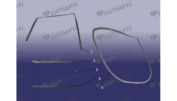 Уплотнители передней правой двери Chery Tiggo (T11)