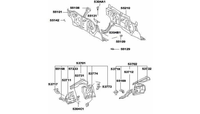 Панели арки колеса и моторного отсека FAW V5