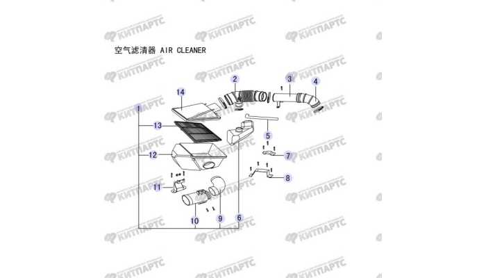 Корпус воздушного фильтра (с АБС) Great Wall Hover